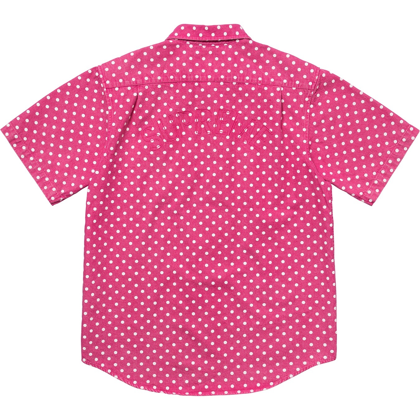 Polka Dot Denim Shirt view 7